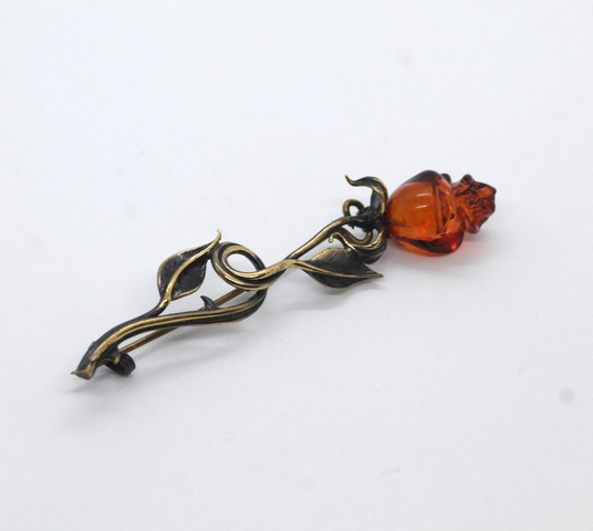 3014 Брошь Роза №3