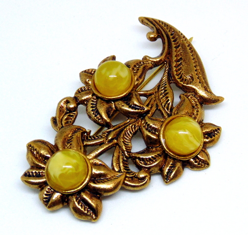 1505-1 Брошь Букет большой (пейзажный шар)