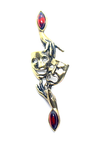 2128 Брошь Театрал