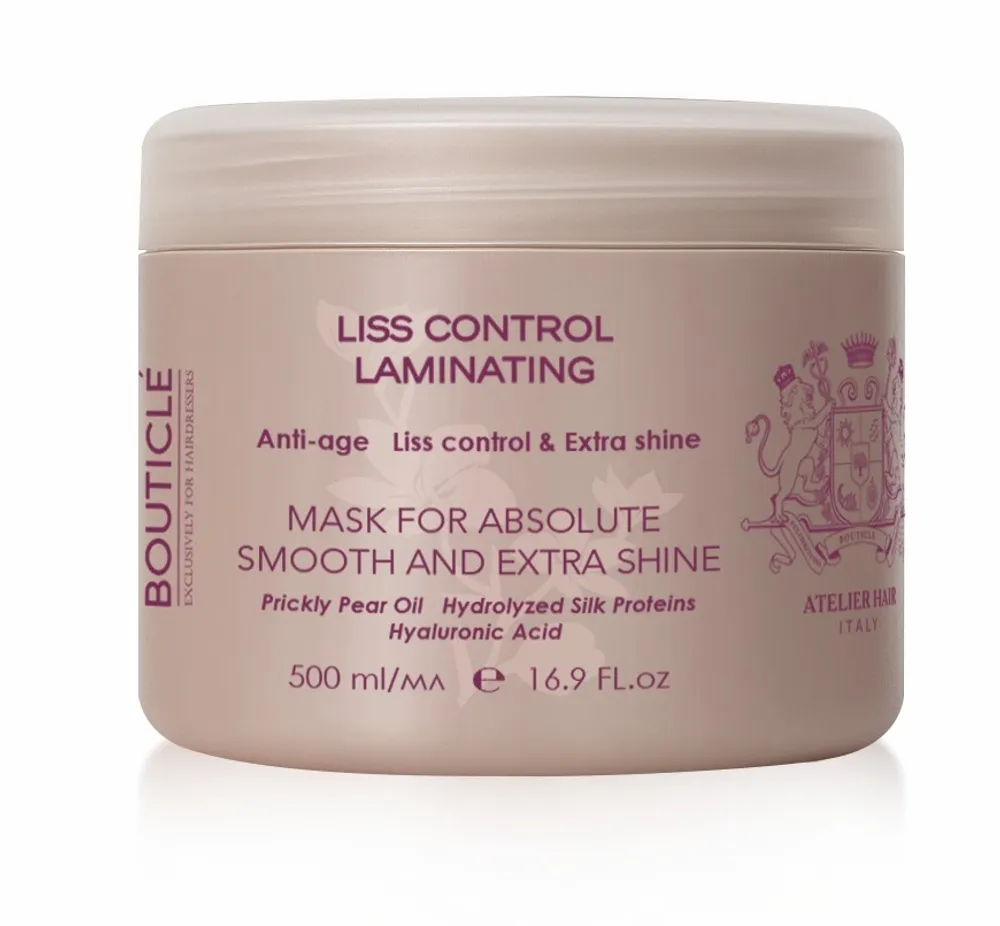 BOUTICLE Разглаживающая ламинирующая маска - Liss control laminating mask 500мл