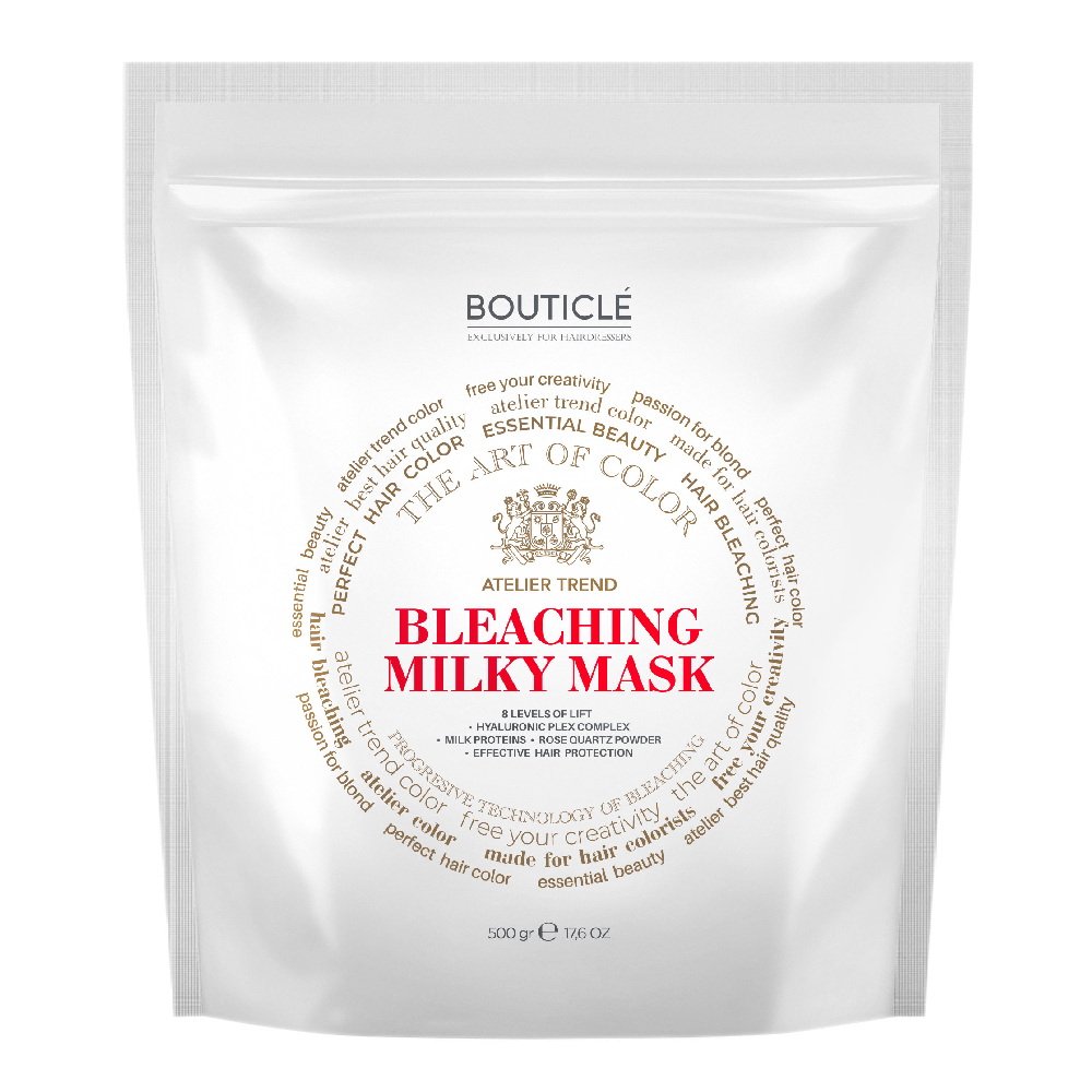 BOUTICLE Маска для волос обесцвечивающая с Hyaluronic Plex Complex / White Bleaching Hair Mask 500 гр