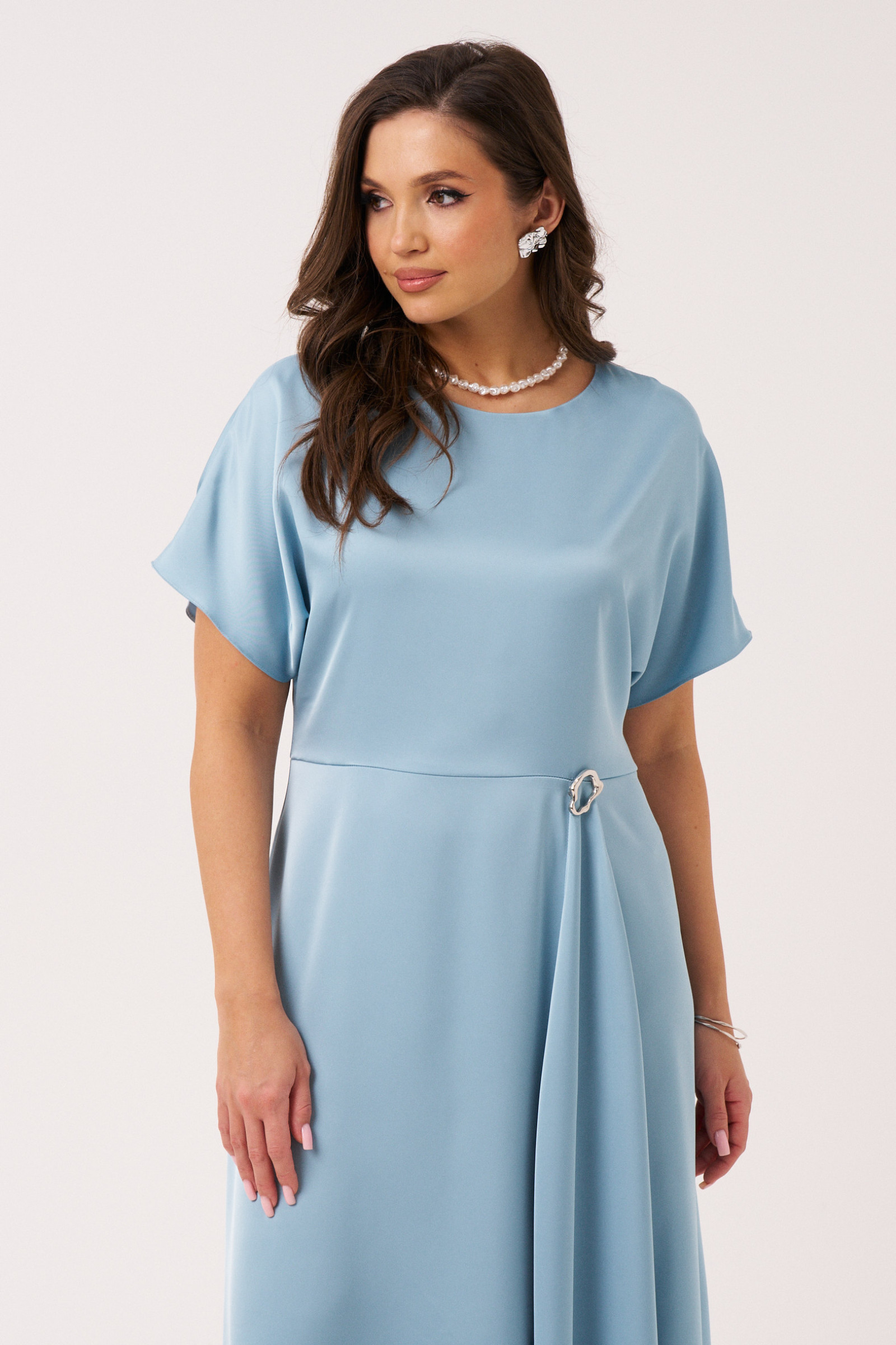 Платье женское 104480 (Голубой)