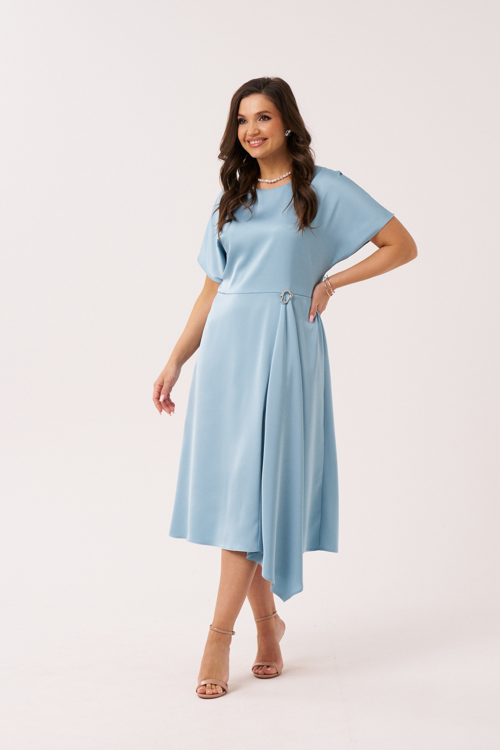 Платье женское 104480 (Голубой)