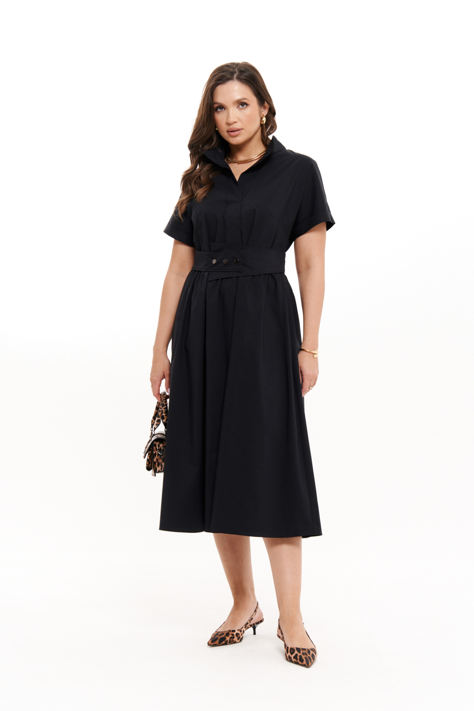 Платье женское 81080 (Черный)