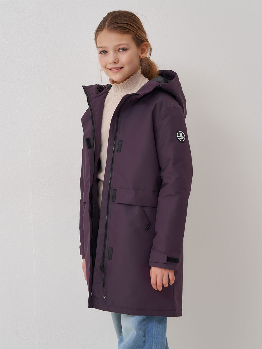Куртка демисезонная 25372-490 ежевичный