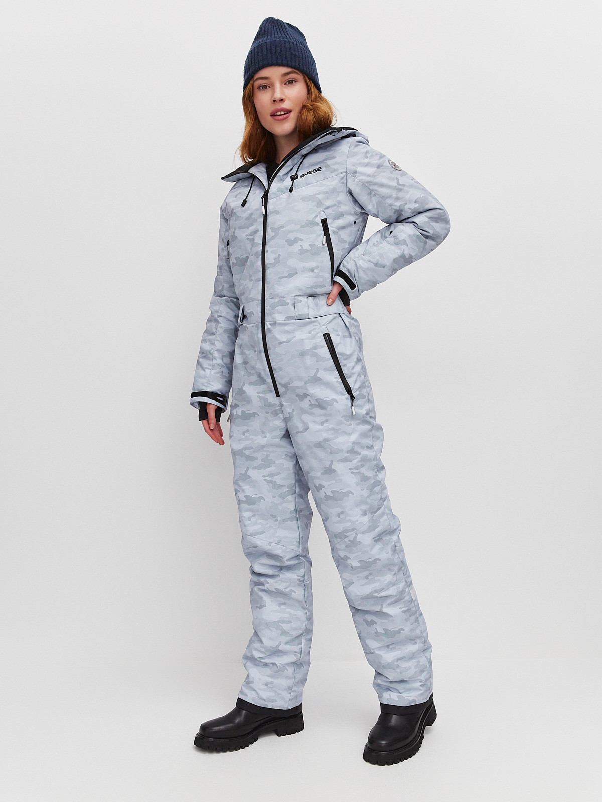 Комбинезон утепленный 23292-438 светло-серый