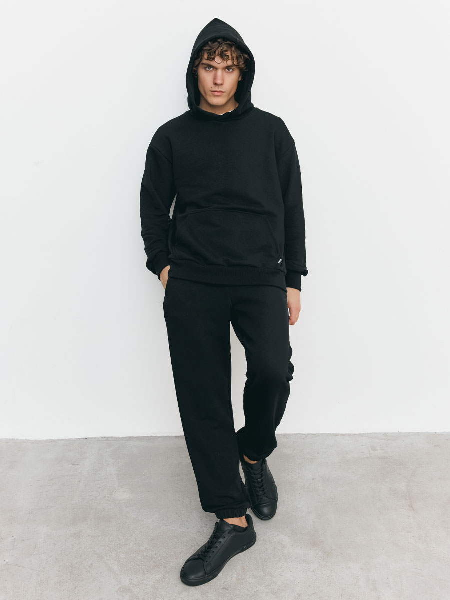 Костюм мужской 25114-495 футер черный