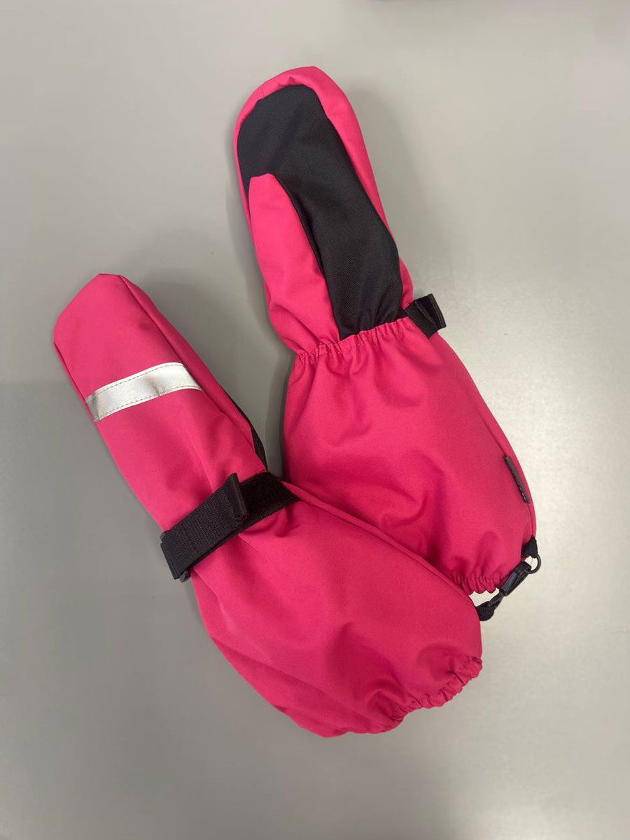 Варежки утепленные 23882-08 малиновый