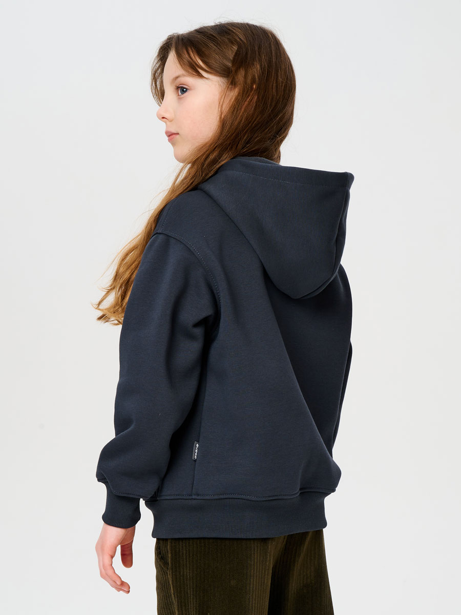 Толстовка детская 23834-449 футер графит