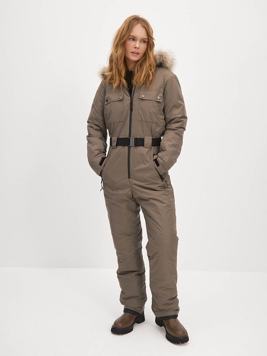 Комбинезон утепленный 24292-481 капучино