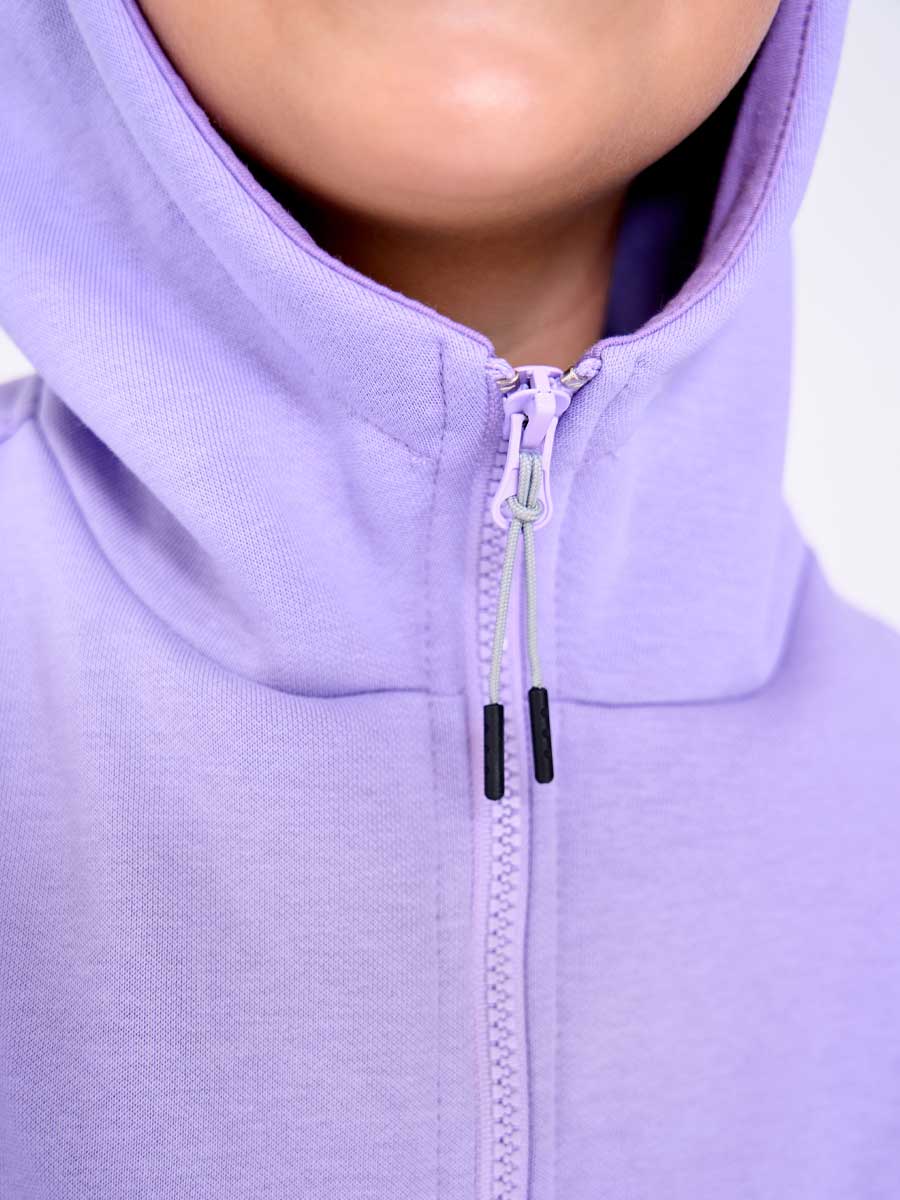 Толстовка детская 23834-449 футер лиловый