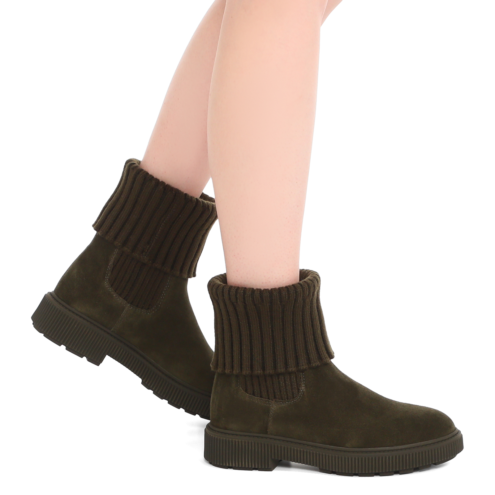 Женские челси TENDANCE 3770863, темный хаки