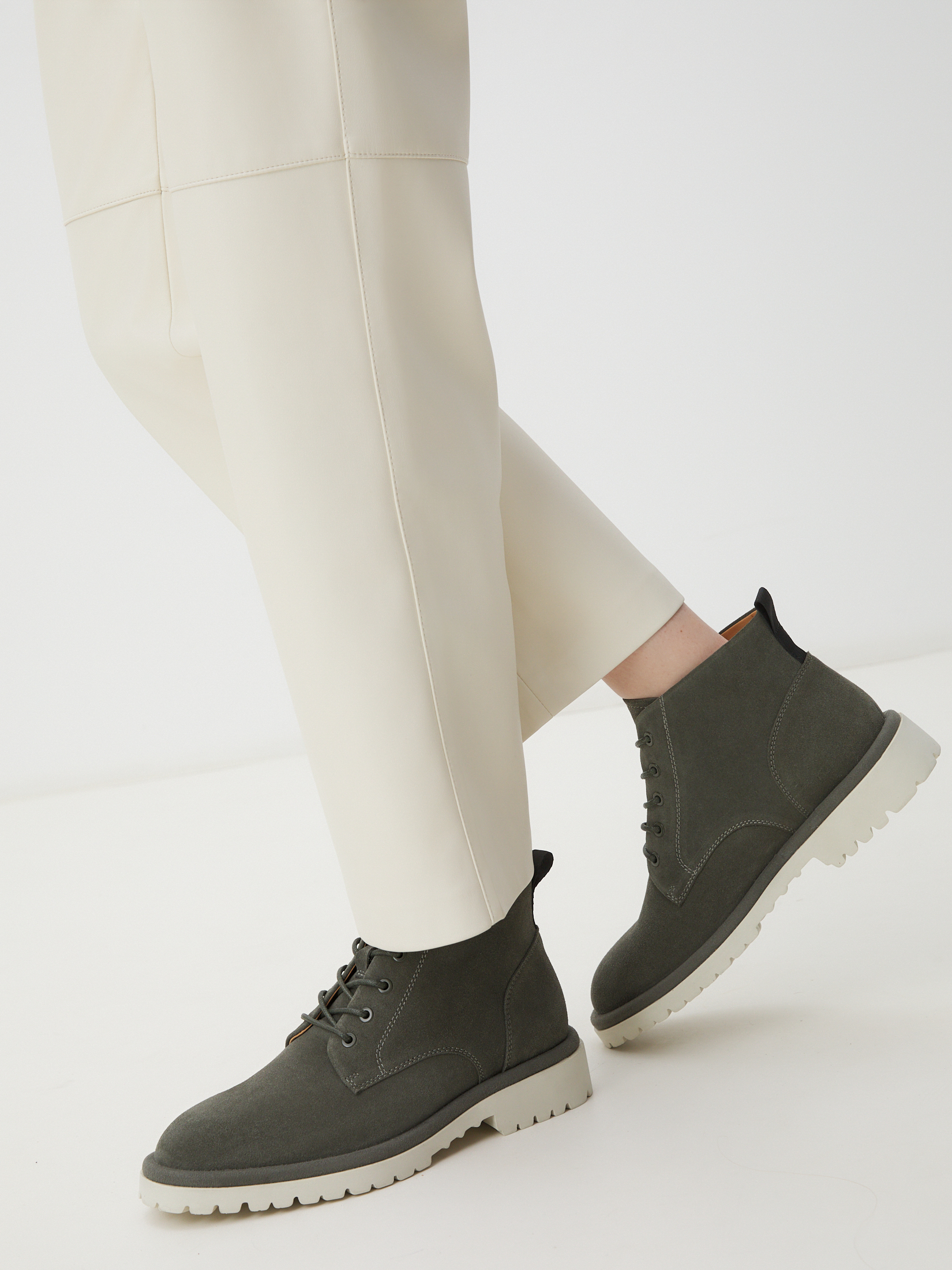 Женские ботинки TENDANCE 4325525, серо-зеленый