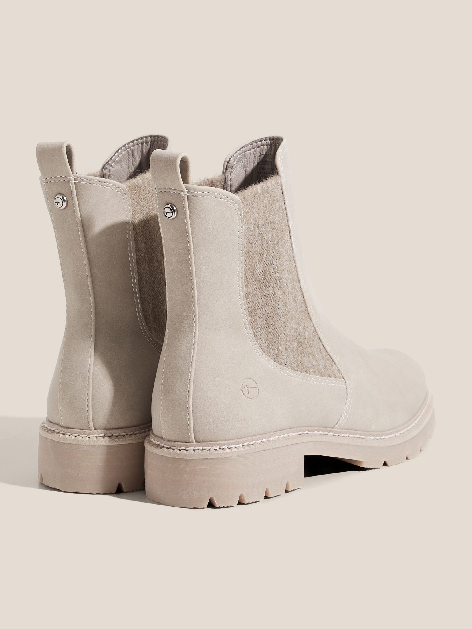 Женские челси TAMARIS TULSA 4646104, бежево-серый