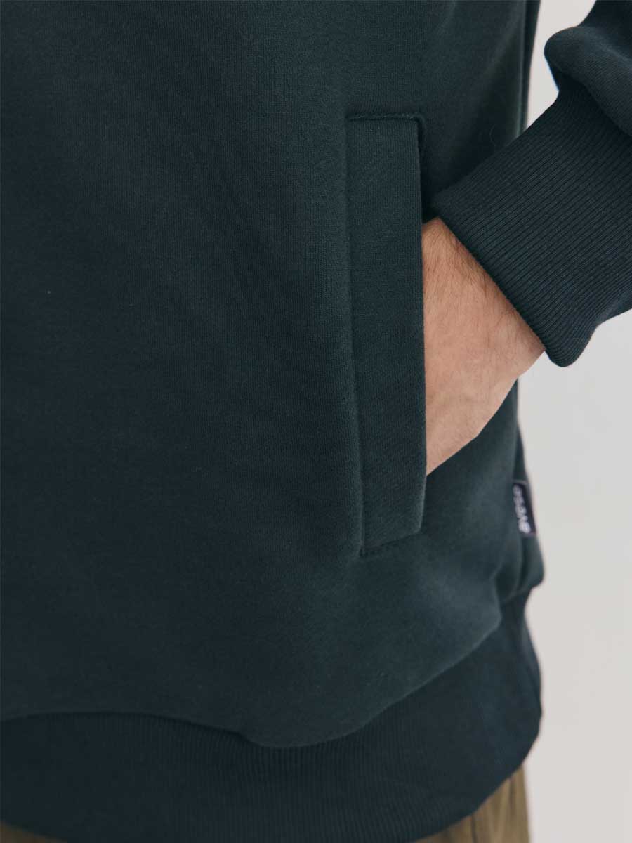 Толстовка мужская 25134-510 футер темный мох