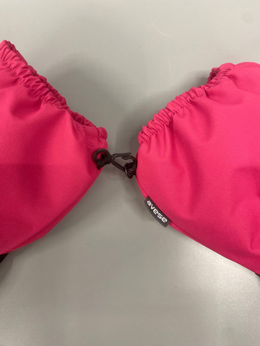 Варежки утепленные 23882-08 малиновый