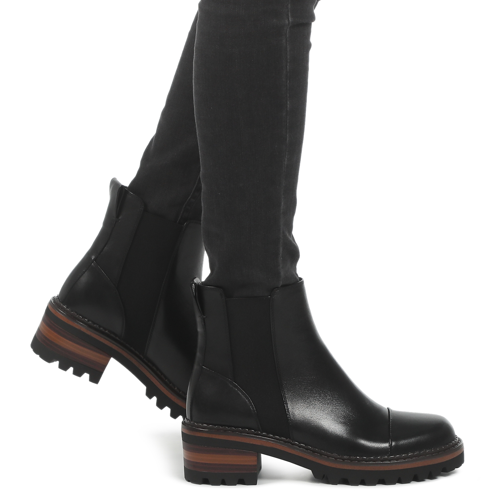 Женские челси TENDANCE 2875656, черный