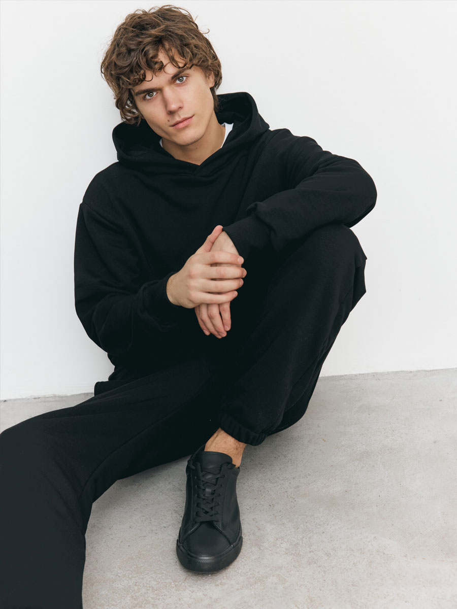 Костюм мужской 25114-495 футер черный