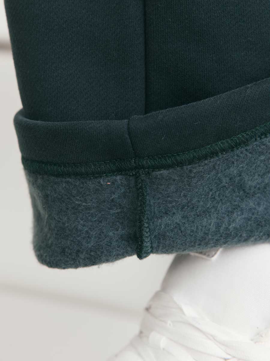 Брюки мужские 25154-511 футер темный мох