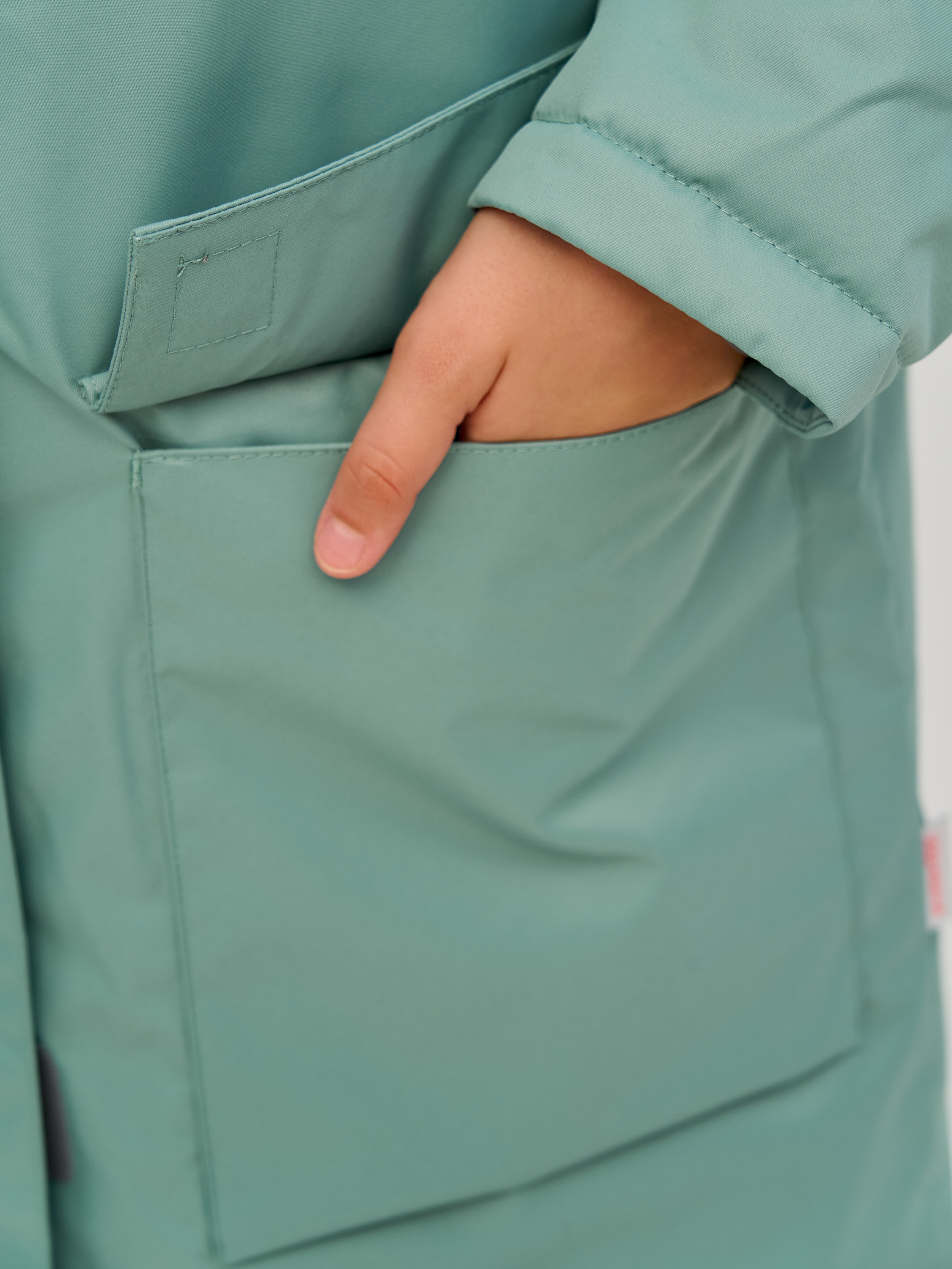 Куртка демисезонная 24672-466 серо-зеленый