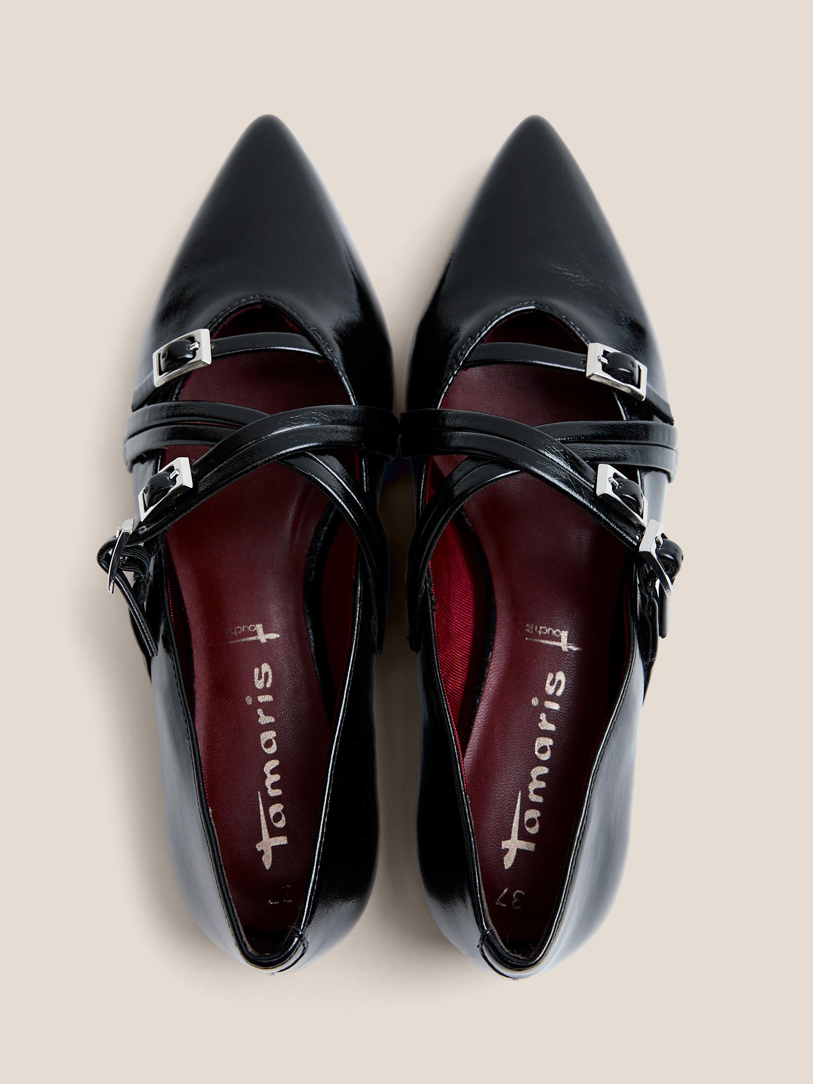 Балетки мэри-джейн TAMARIS ABRIL 4558560, черный