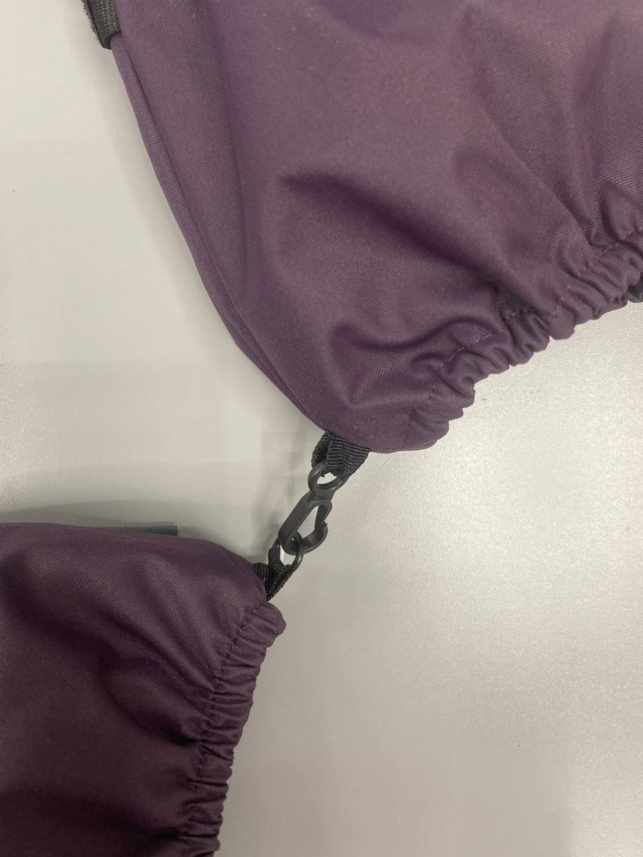 Варежки утепленные 23882-08 ежевичный