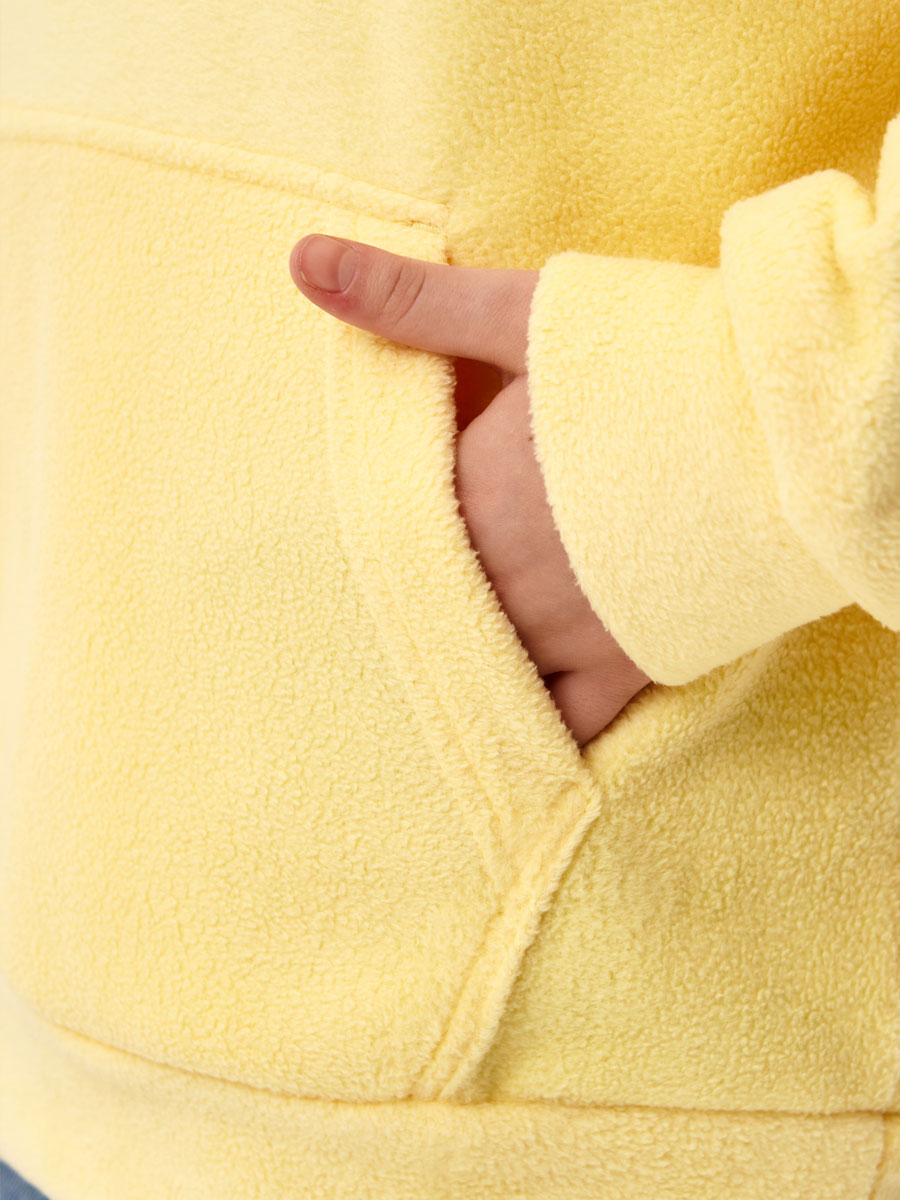 Толстовка детская 25534-498 флис желтый