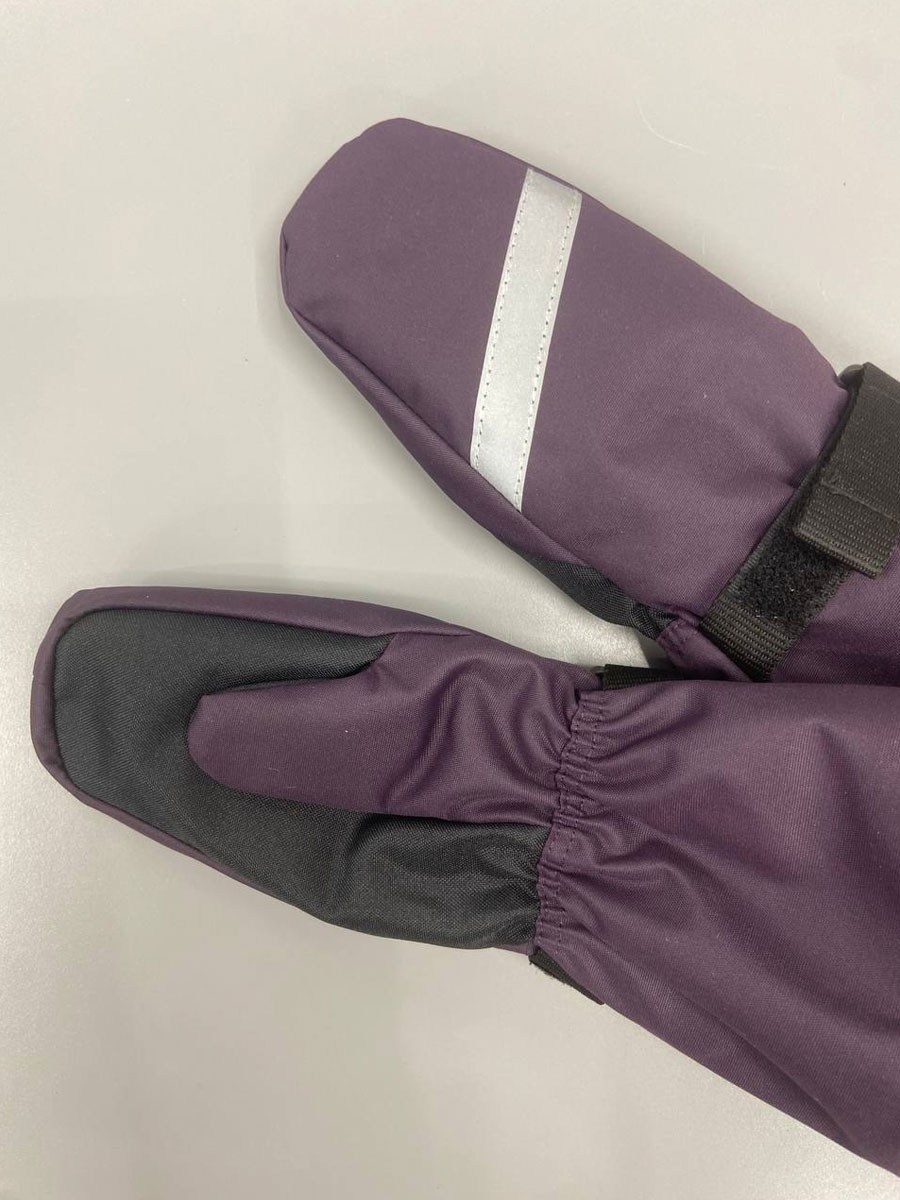 Варежки утепленные 23882-08 ежевичный