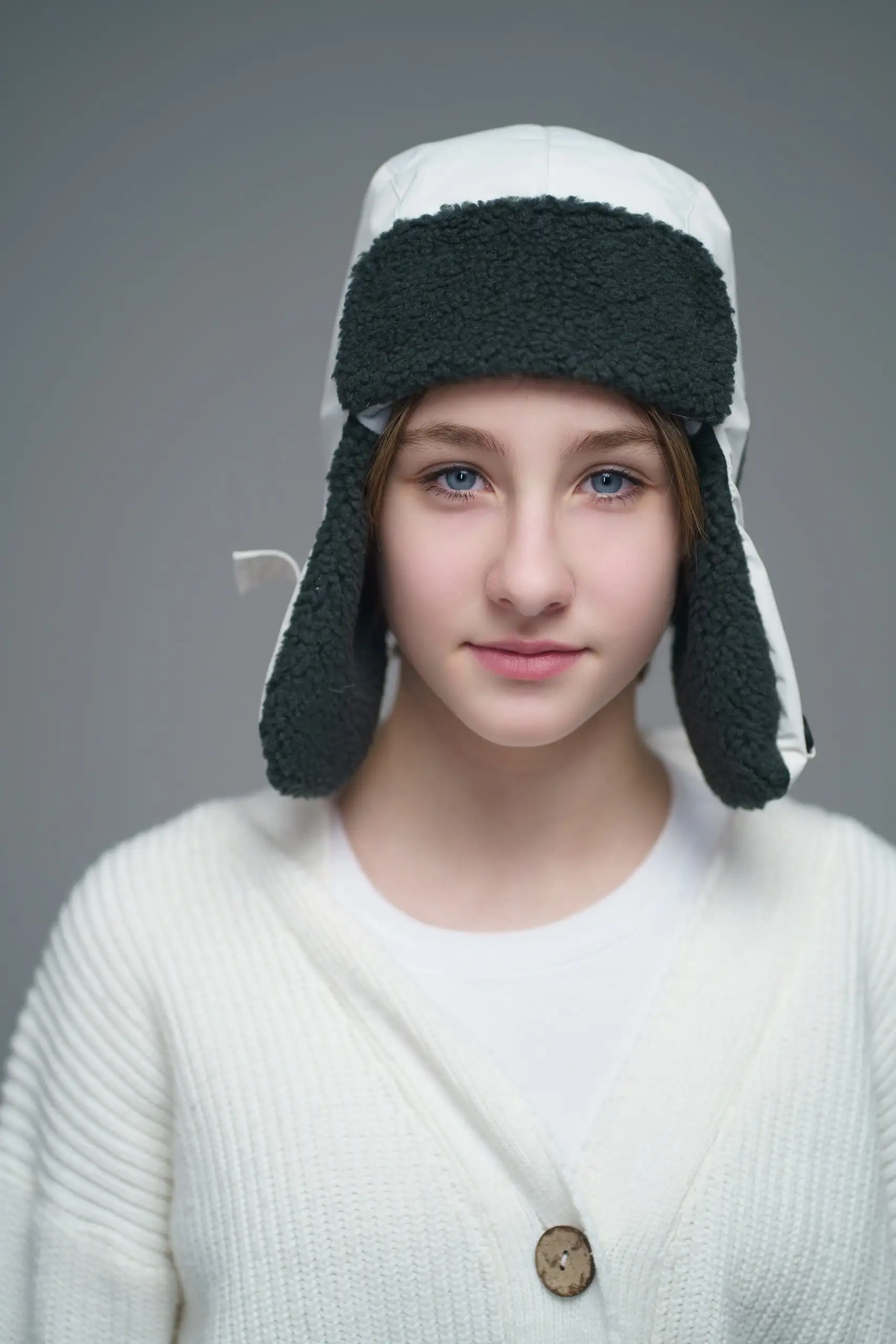 Шапка детская утепленная 23782-07 черный