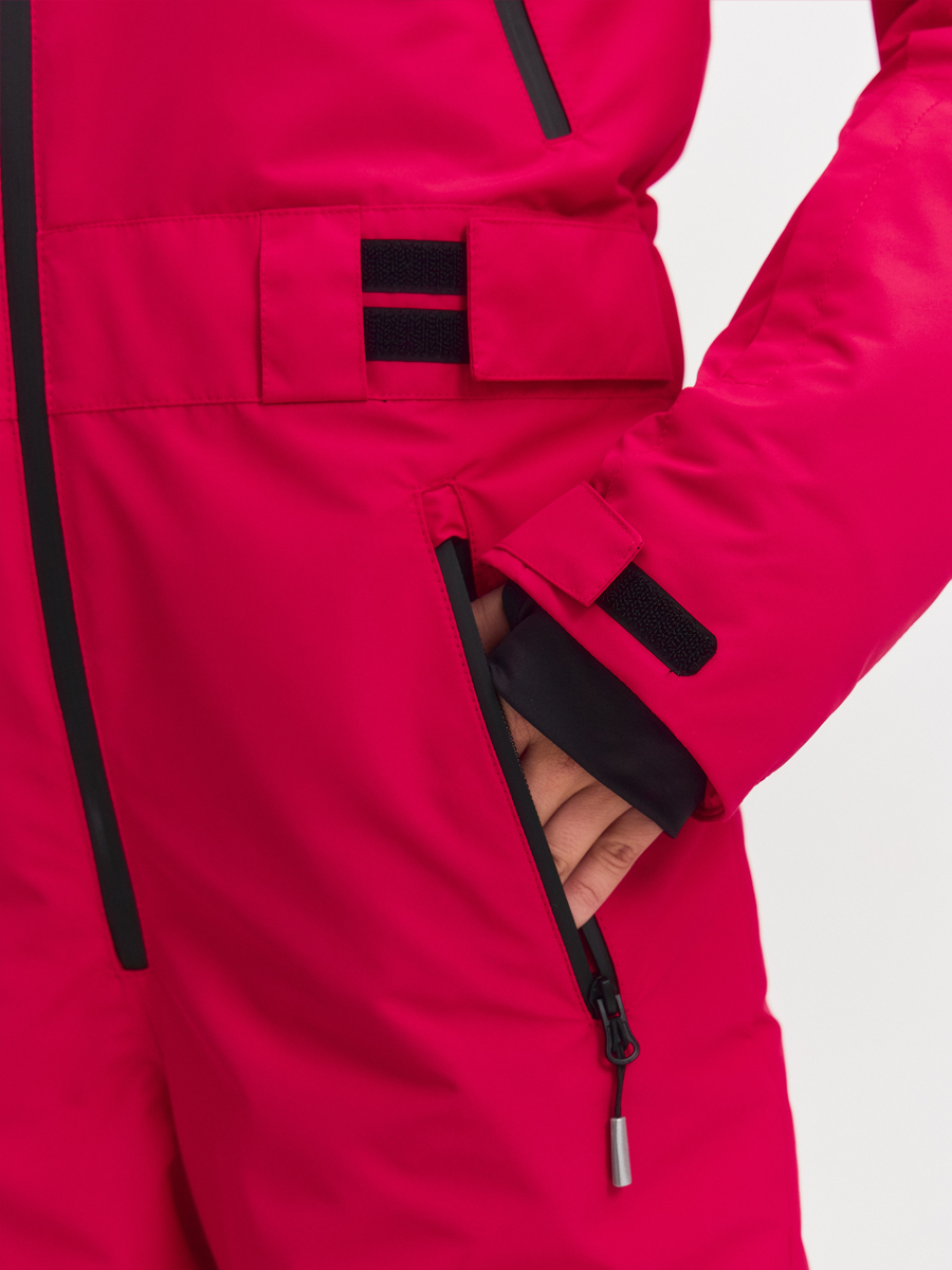 Комбинезон утепленный 23292-438 кораллово-красный