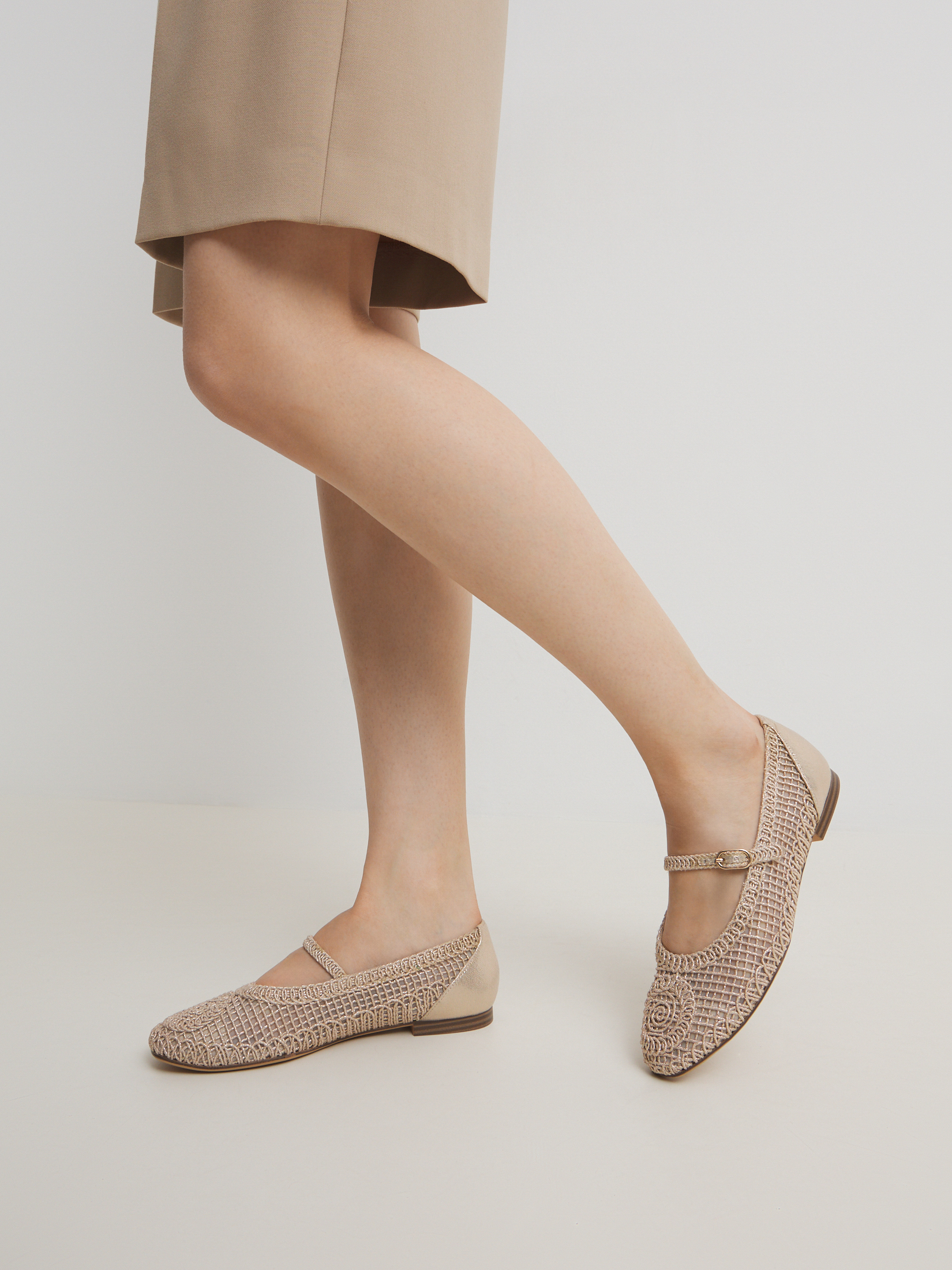 Балетки мэри-джейн TAMARIS LORITA 4411689, светло-бежевый