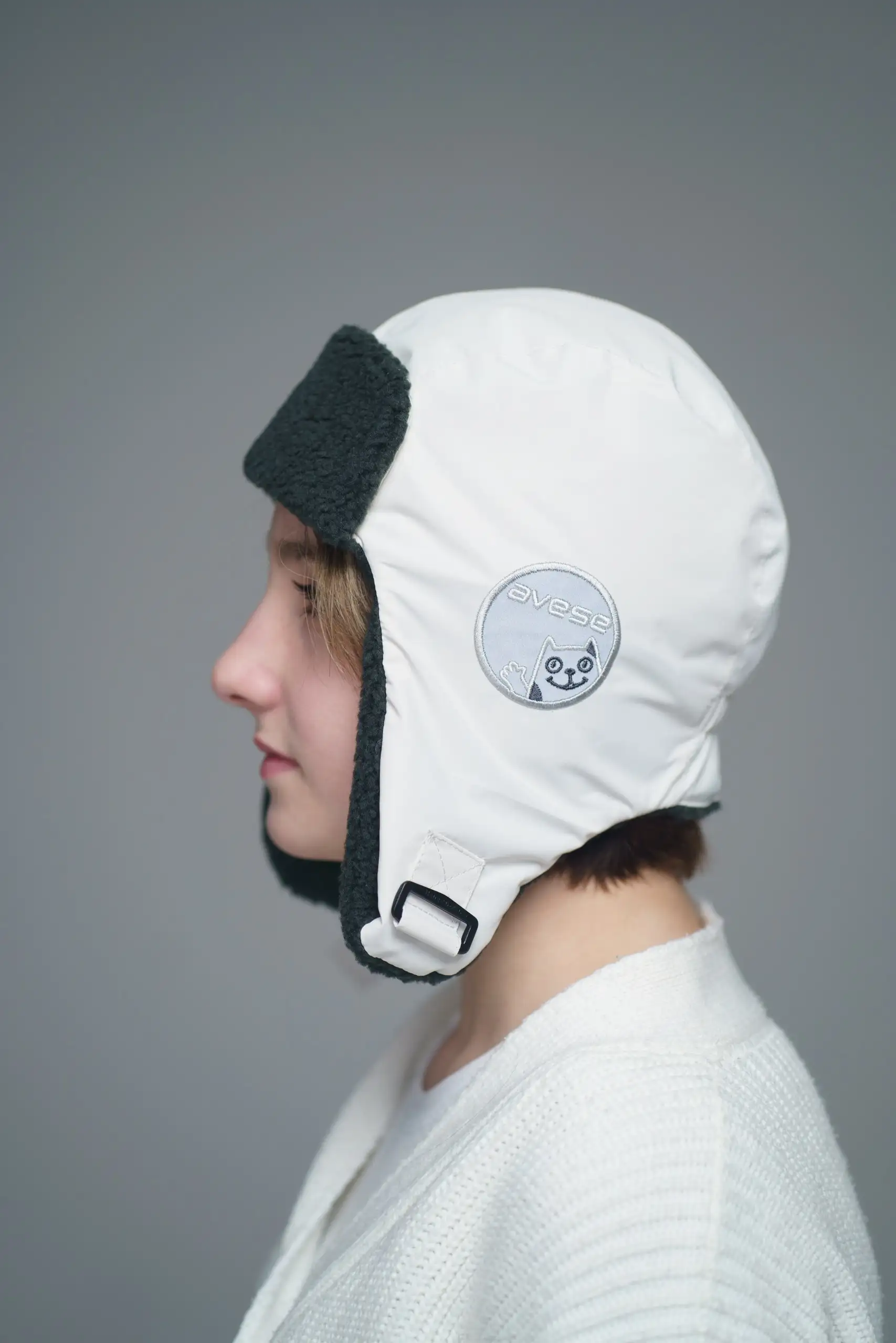 Шапка детская утепленная 23782-07 светло-серый