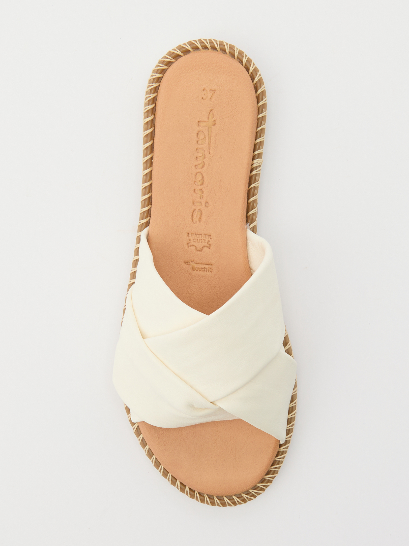 Женские шлепанцы TAMARIS TOLLIA 4016238, молочно-белый