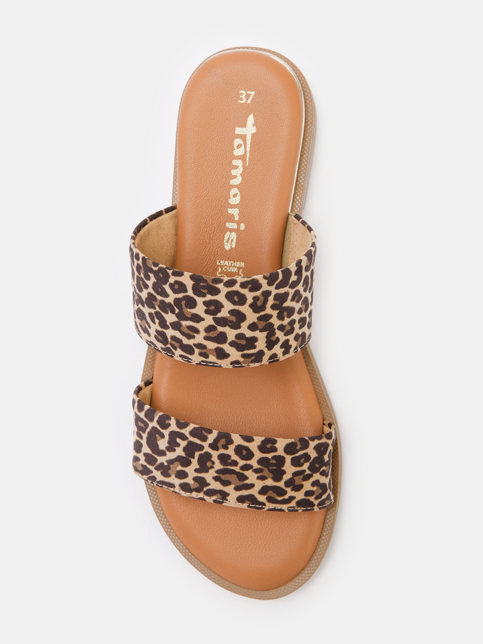 Женские шлепанцы TAMARIS JAJAR 4384096, леопардовый принт