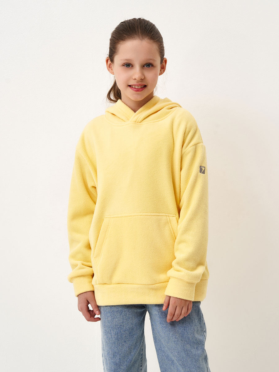 Толстовка детская 25534-498 флис желтый
