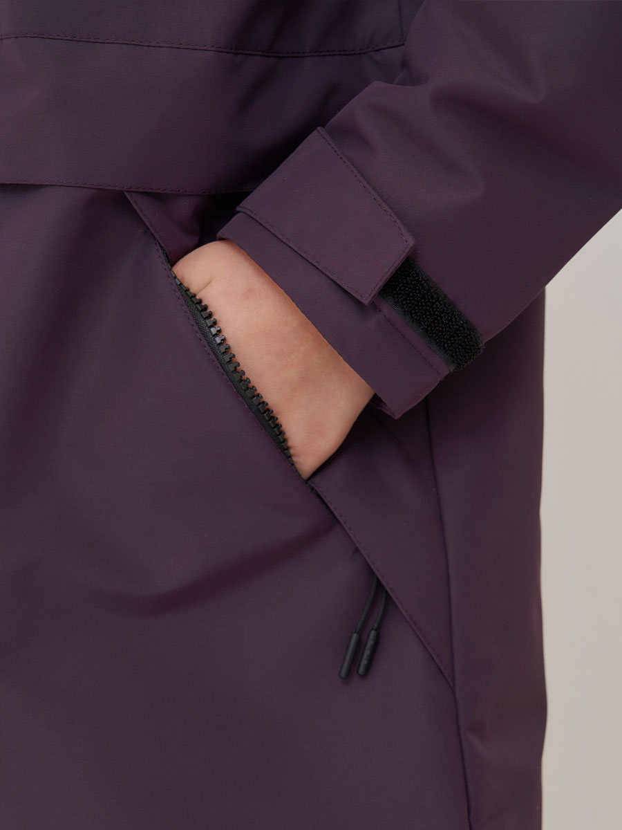 Куртка демисезонная 25372-490 ежевичный