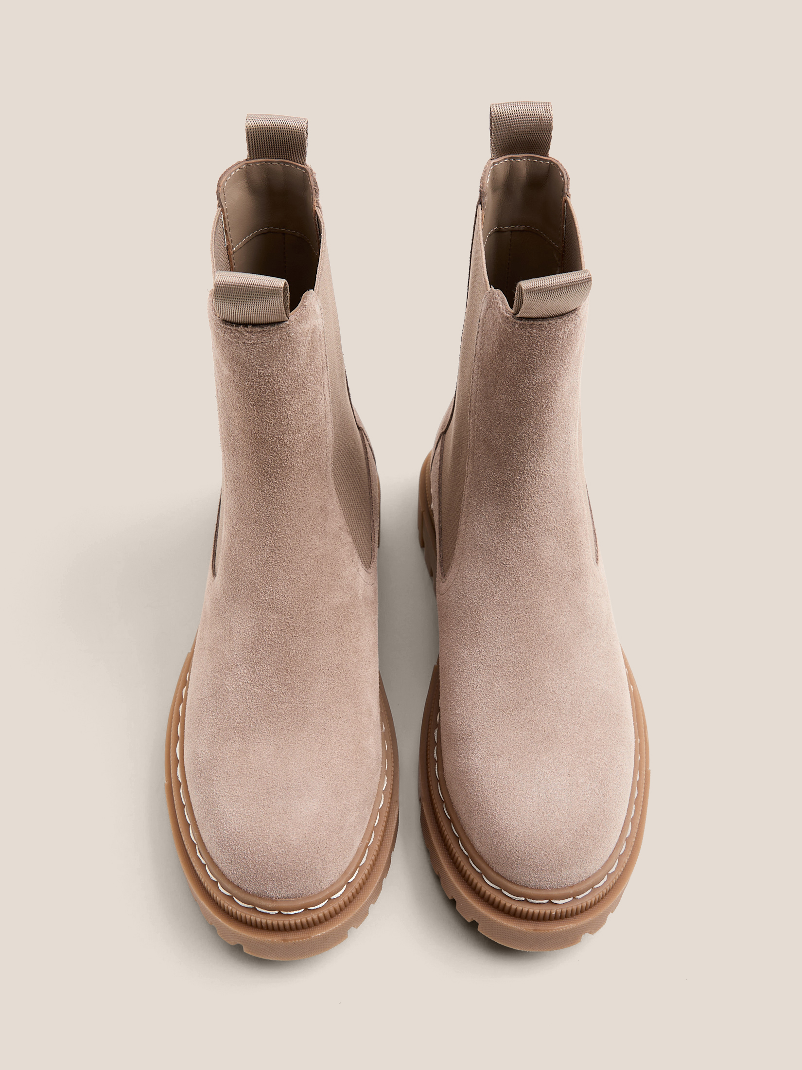 Женские челси TENDANCE 4710074, розовато-серый