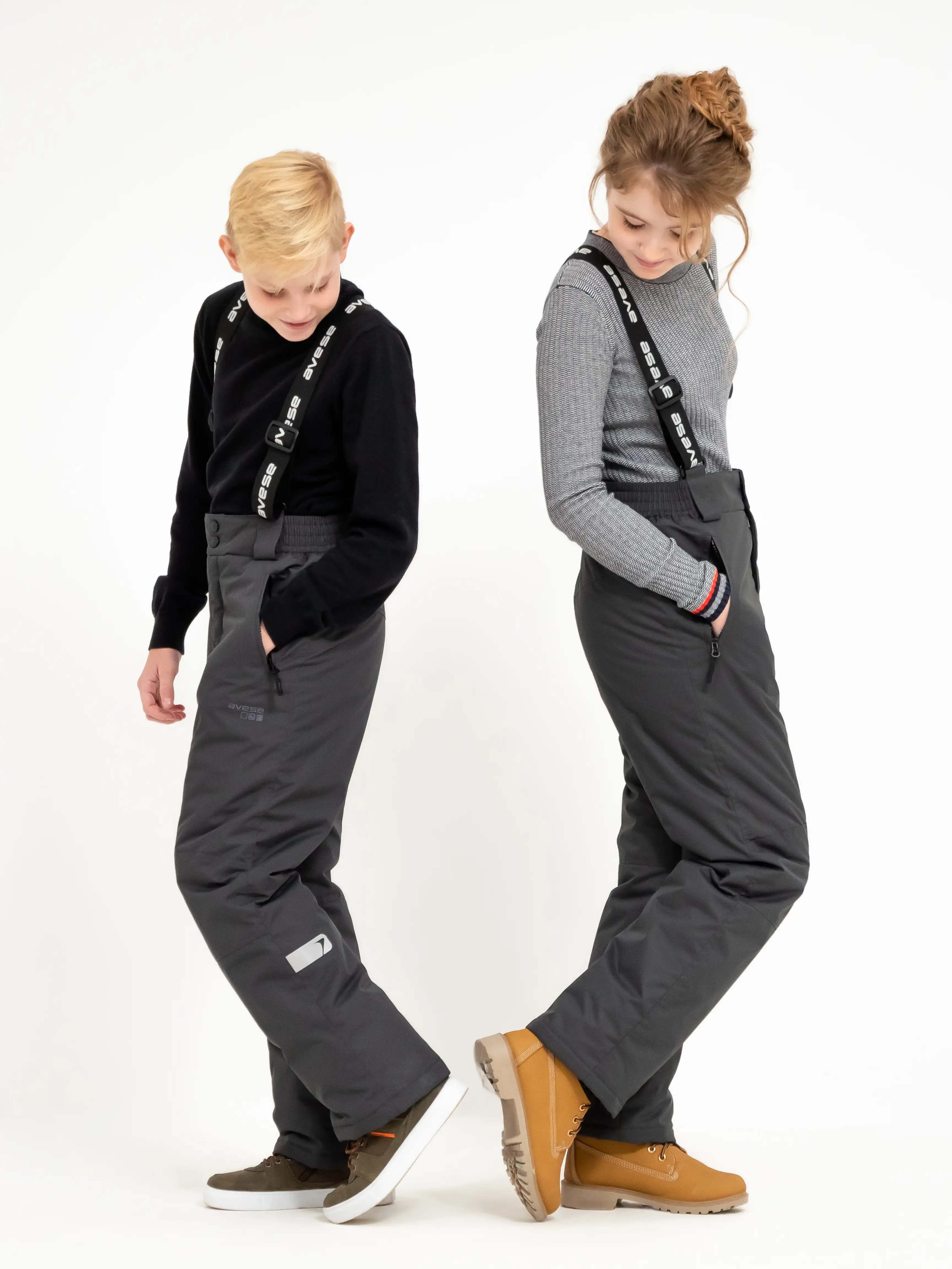 Брюки утепленные 20857-349 темно-серый