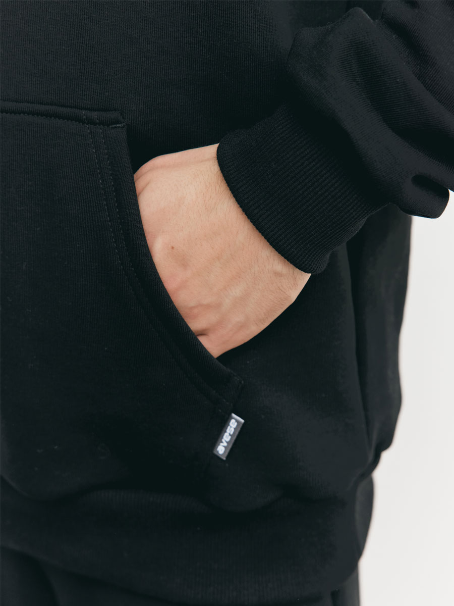 Костюм мужской 25114-495 футер черный