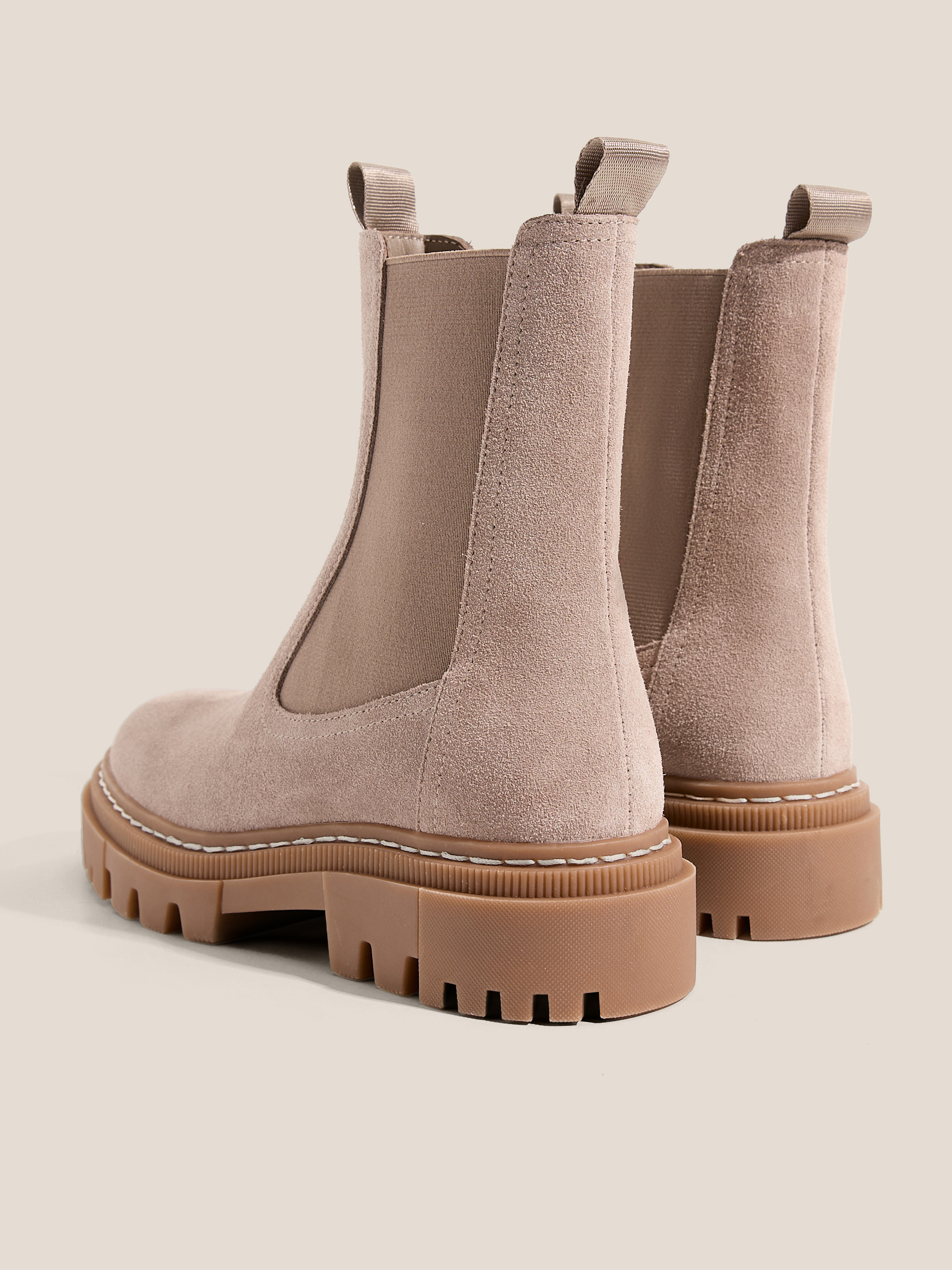 Женские челси TENDANCE 4710074, розовато-серый