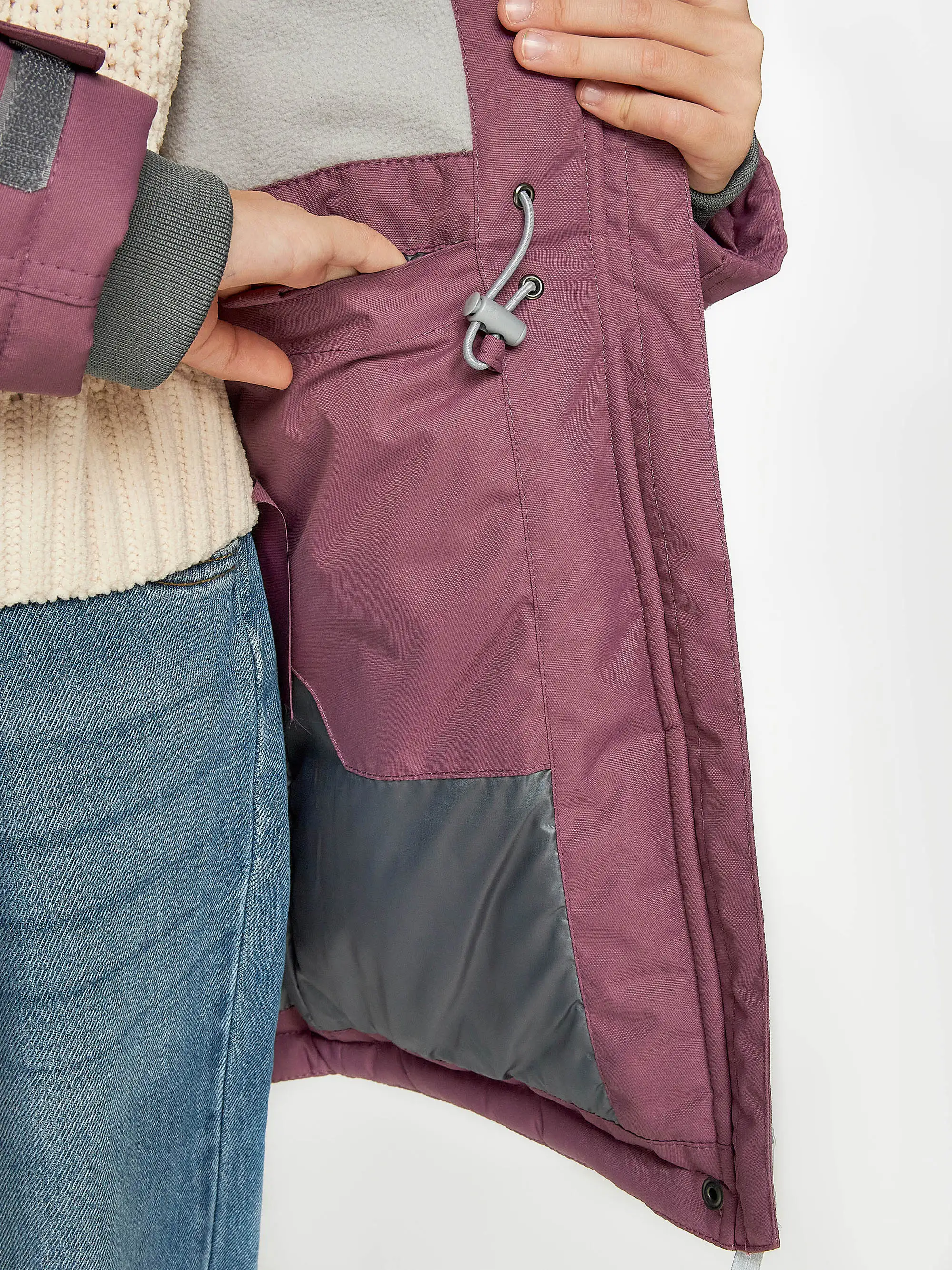 Куртка зимняя 19637-286 лиловый