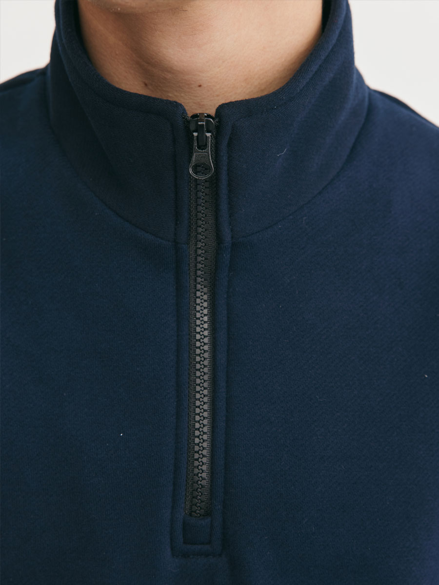 Толстовка мужская 25134-510 футер темно-синий