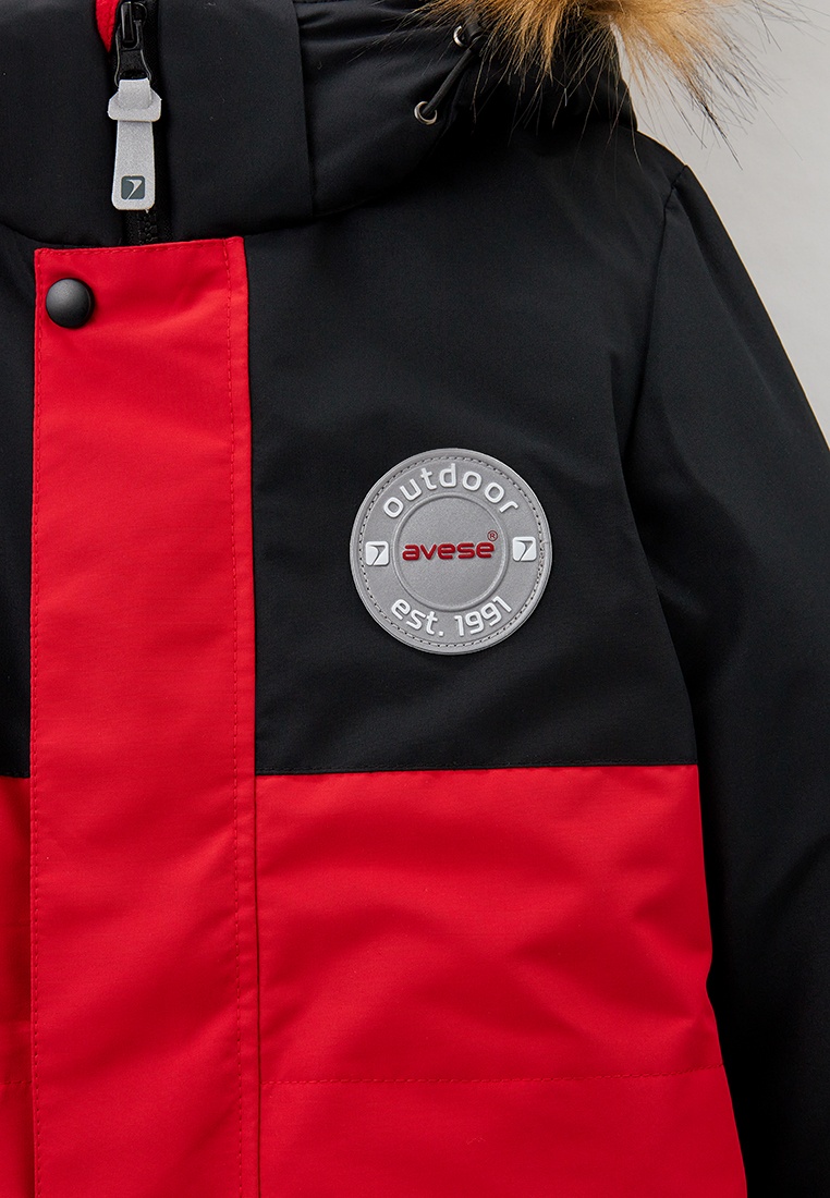 Комбинезон утепленный 23797-425 красный/черный