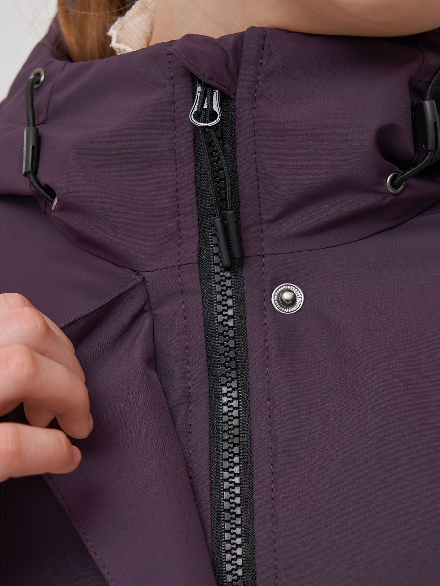 Куртка демисезонная 25372-490 ежевичный