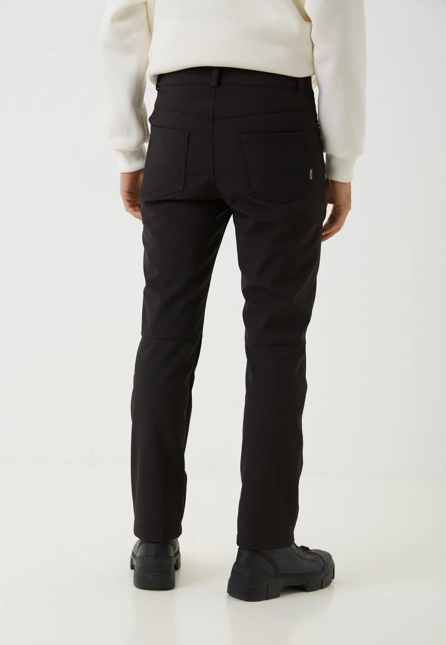 Брюки мужские 23150-432 софтшелл черный