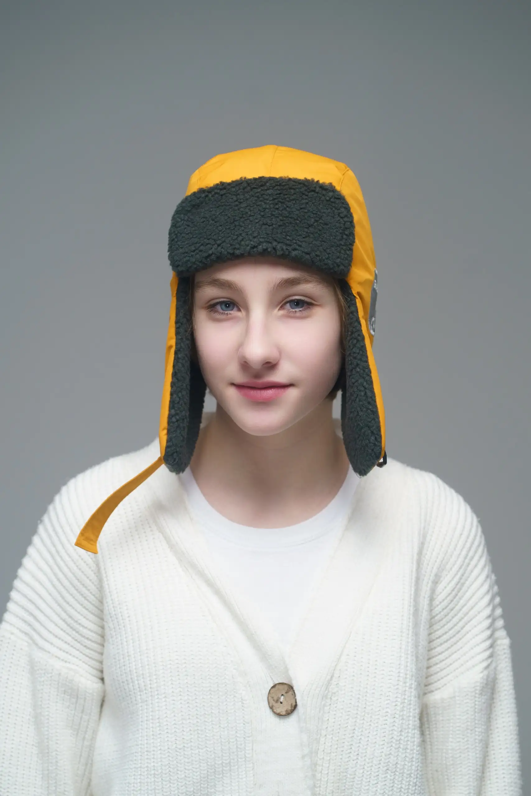 Шапка детская утепленная 23782-07 черный