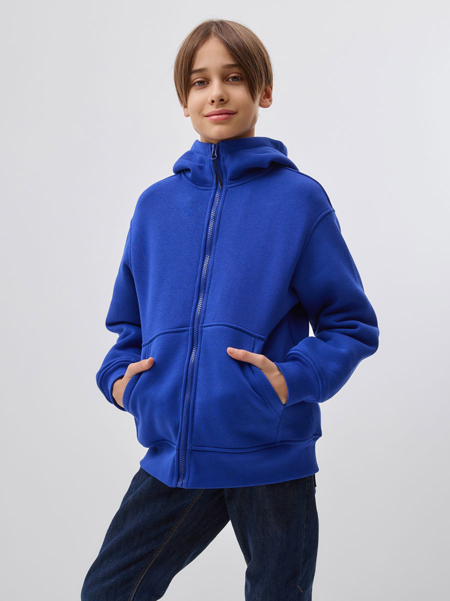 Толстовка детская 23834-449 футер изумруд