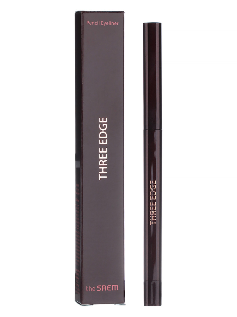 СМ EYE 3 Edge Подводка для век 3 Edge Pencil Eyeliner 02 Dark Brown