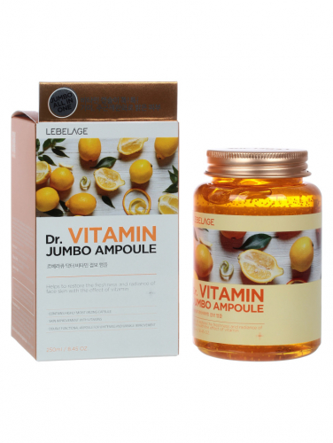 LBLG AMPOULE Сыворотка для лица витаминная осветляющая LEBELAGE Dr. VITAMIN JUMBO AMPOULE 250ml