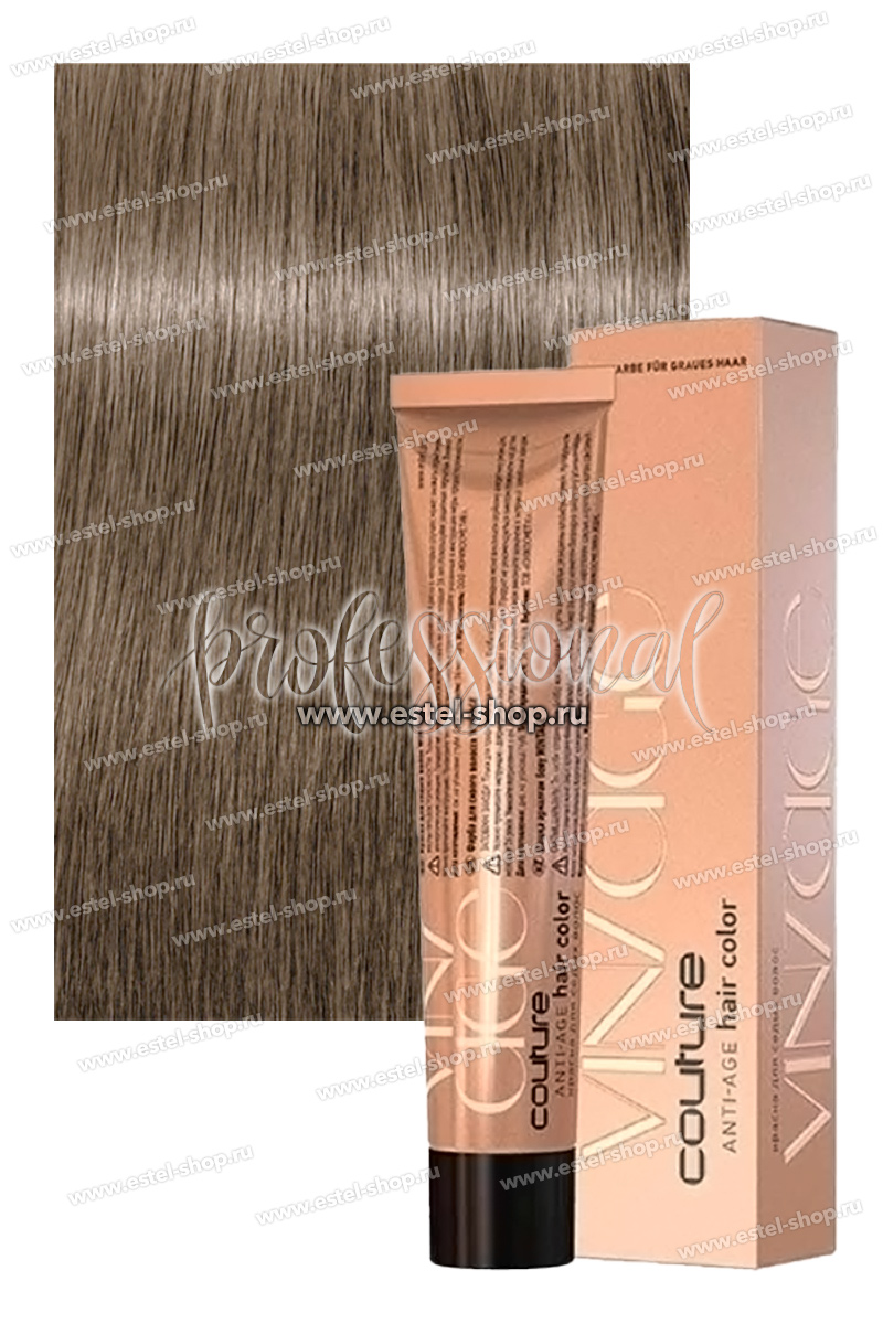 Estel Vintage Краска для седых волос 8/1 Cветло-русый пепельный 60 мл.